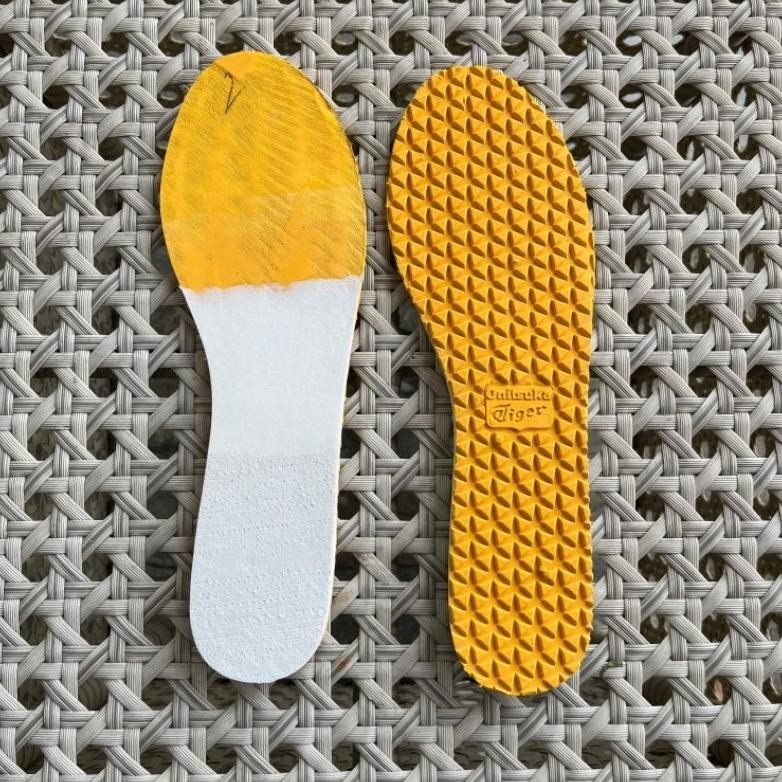 best seller Outsole Onitsuka Tiger Warna Kuning Spoon Eva Putih readyy