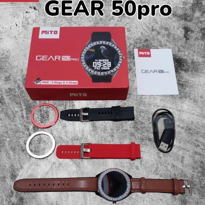 Tersedia (Cuci Gudang) Smartwatch Jam Tangan Mito Gear 50 Pro