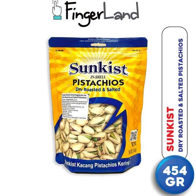 

Sunkist Dry Roasted Pistachio 454 Gram Kacang Pistachio Panggang