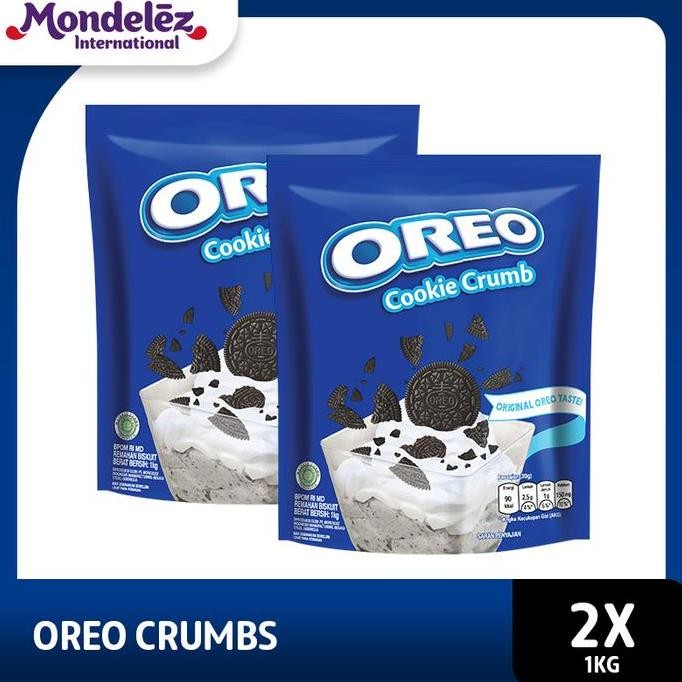 

Oreo Biskuit Cookies Crumb 1 Kg - 2 Packs