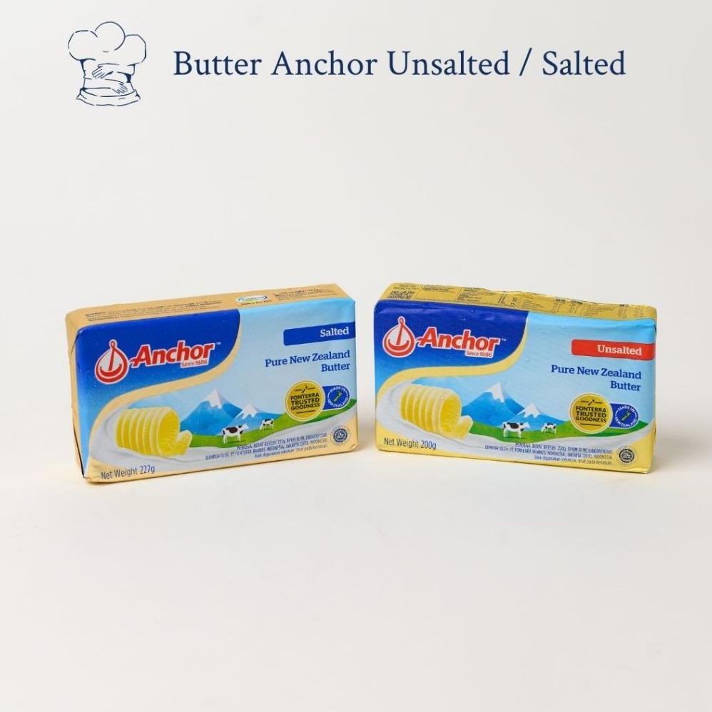 

Anchor Butter Unsalted / Salted Mentega Asli dari New Zealand