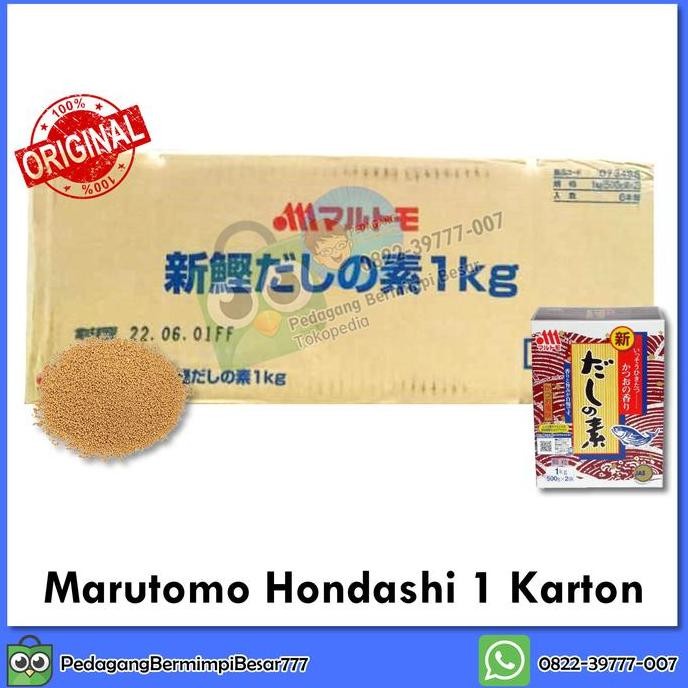 

Marutomo Hondashi 1Kg 1 Karton | Kaldu Ikan | Kaldu Jepang