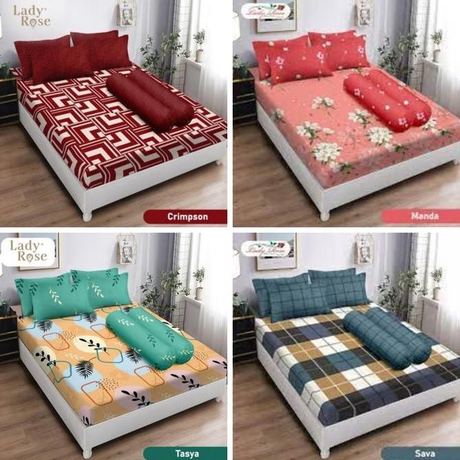 Sprei Lady Rose Ukuran 180x200 King Sprai Karakter Ladyrose Katalog 1