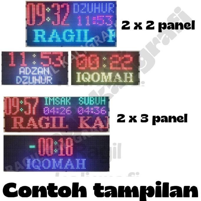 (Allthebest) Controller jws p10 rgb scan 1/8S 2 baris - kontroler jws khalifah jws esp 2 baris kontr