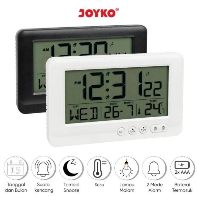 Tersedia Jam Beker Digital / Digital Alarm Clock Joyko ALCL-607D