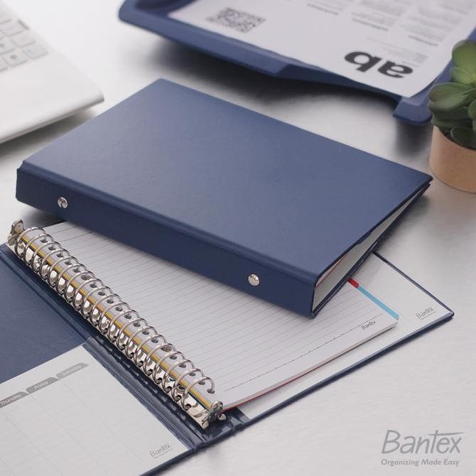

Bantex Multiring Binder 20 Ring 25Mm A5 Blue #1324 01 Co