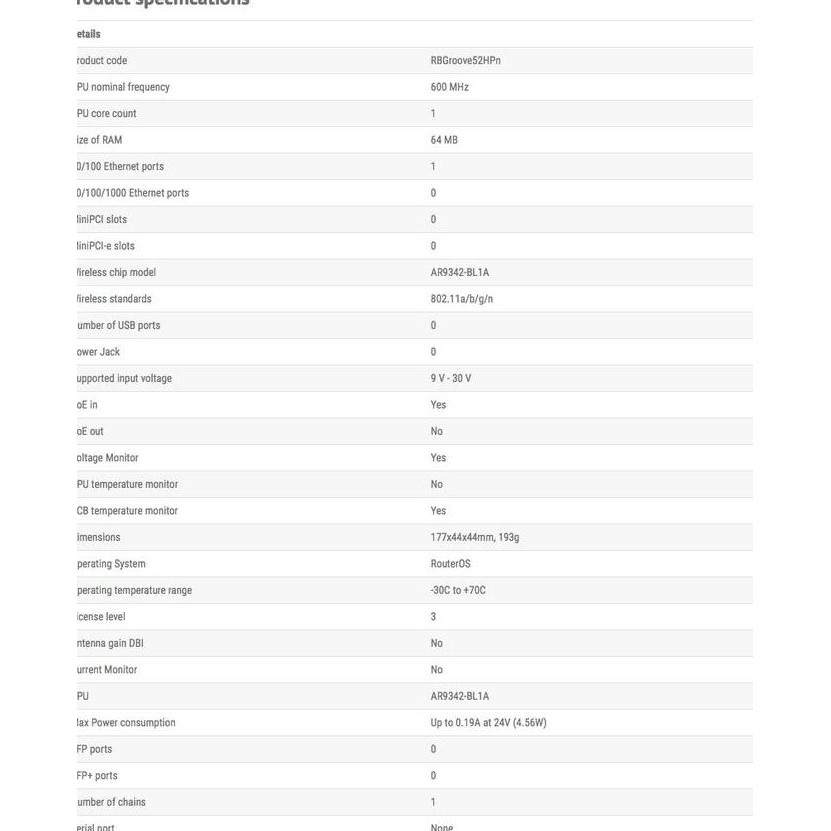 Mikrotik Groove 52Hpn / Rbgroove52Hpn New Stok