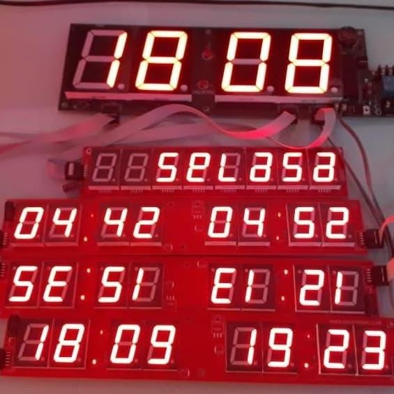 

Kit Modul Jadwal Sholat Jam 2.3 Inch Kalender Jadwal 1.2 Inch Co