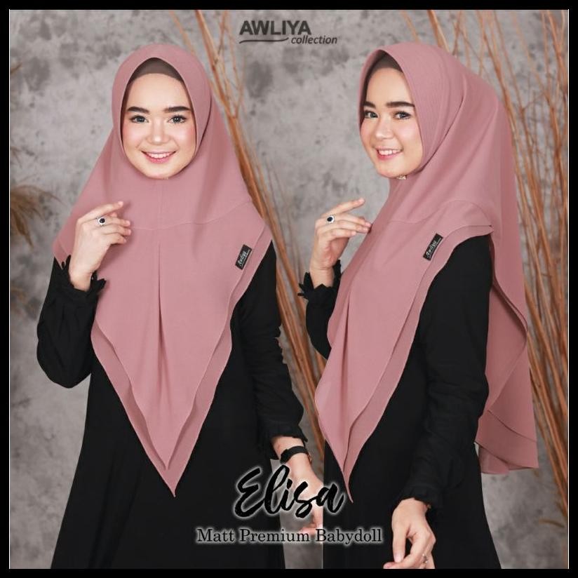 KHIMAR ELISA ORI AWLIYA COLLECTION ALIYAR /AWLIYA HIJAB TERBARU