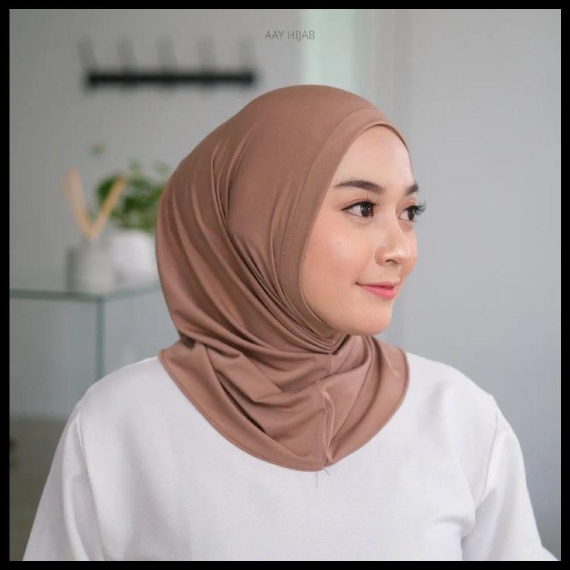 HIJAB SPORT NON PET SIZE S M L XL INNER CIPUT NINJA ANTEM ANTI BUDEG DALEMAN HIJAB BERGO MALAY JERSE