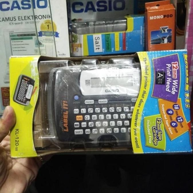 

Printer Label Casio Kl-120/Mesin Label Casio Kl120//Original New Stok