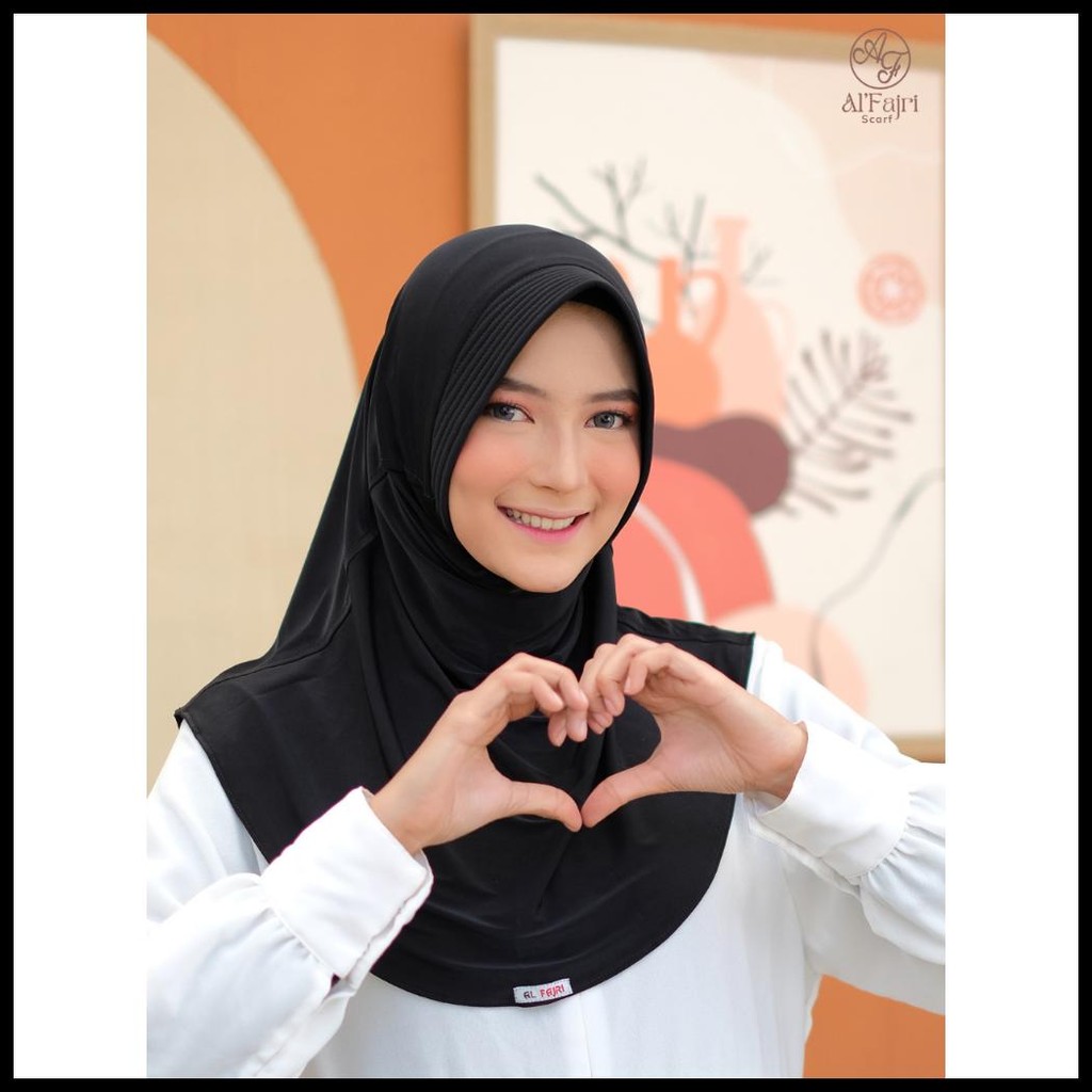 AL FAJRI SCARF - HIJAB INSTAN BERGO SPORT OVAL SPANDEX
