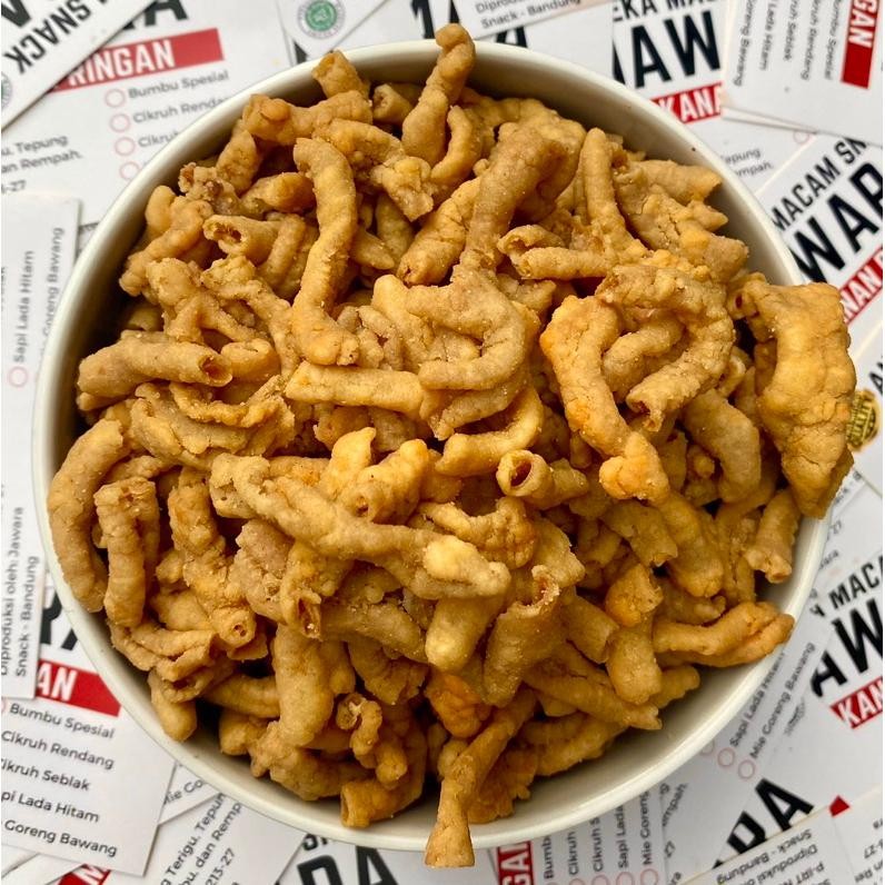 

(FLASH SALE) KERIPIK USUS CRISPY JAWARA 1kg Pedas Jeruk/Cikruh/Original Premium Viral Bandung Termurah 1000gr Krispi