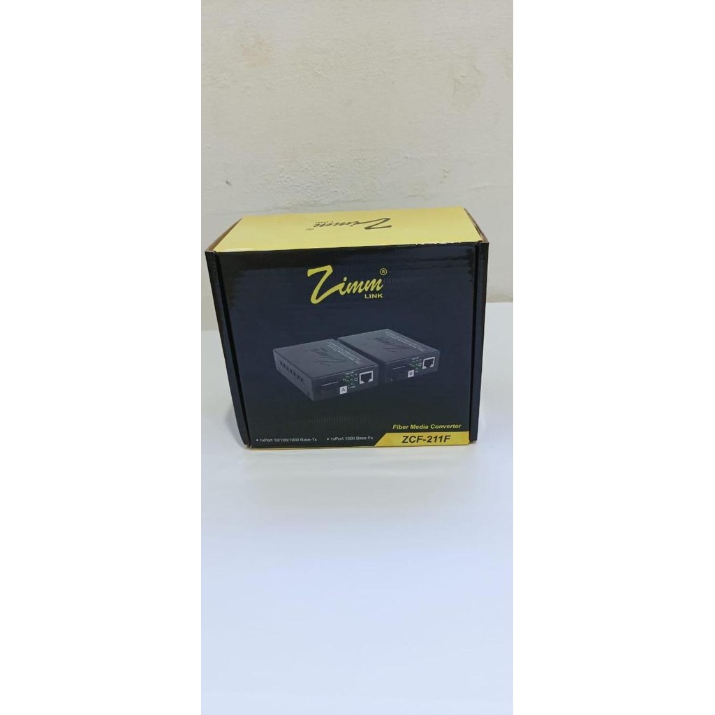 Zimmlink Media Converter Zcf211F-Ab New Stok