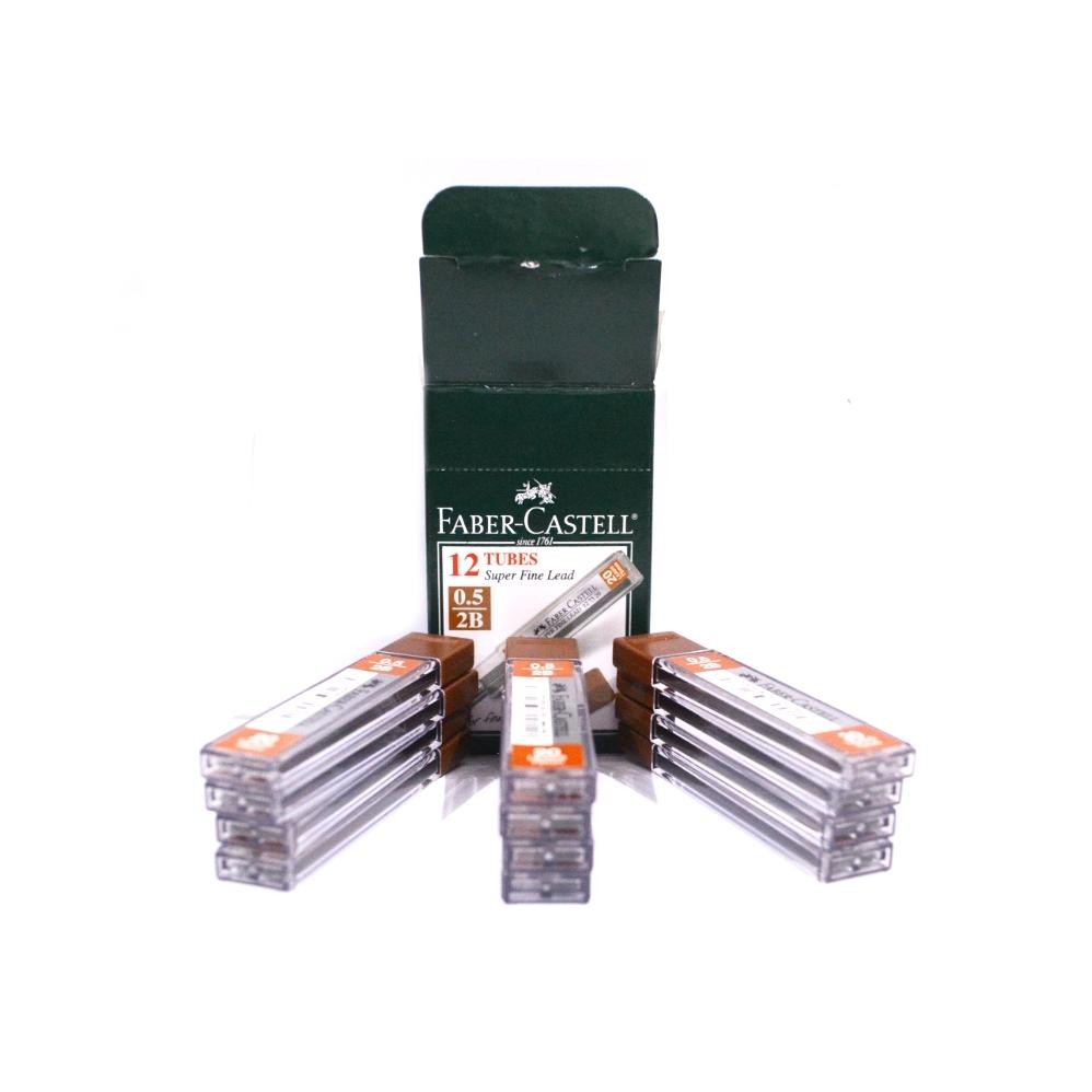 

Refill Isi Pensil Mekanik Faber Castell 2B Lead 0.5 MM Per Box