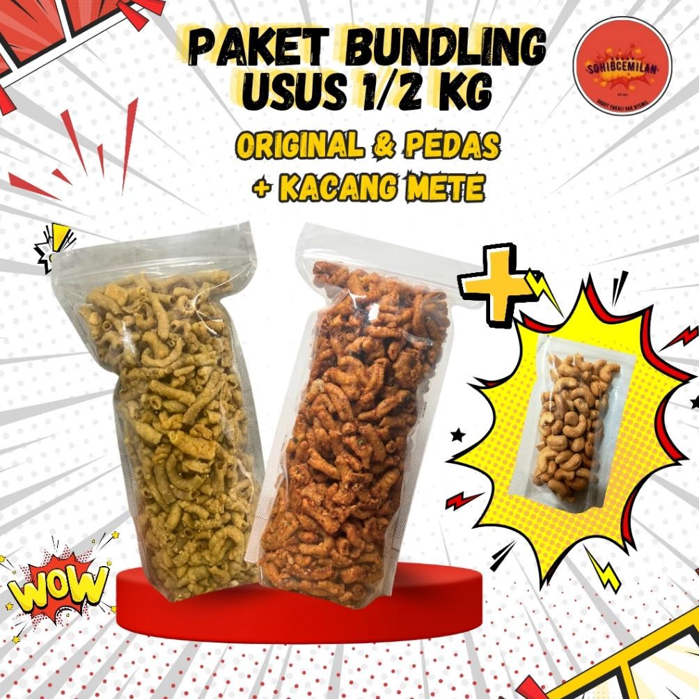 

PROMO PAYDAY SALE!!! Paket Usus Ayam Crispy Original 500GR dan Usus Ayam Crispy Pedas Daun Jeruk 500GR