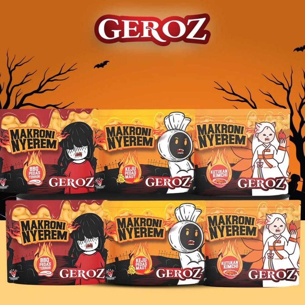 

Geroz - Makroni Nyerem Bundling 6 Rasa Pedas
