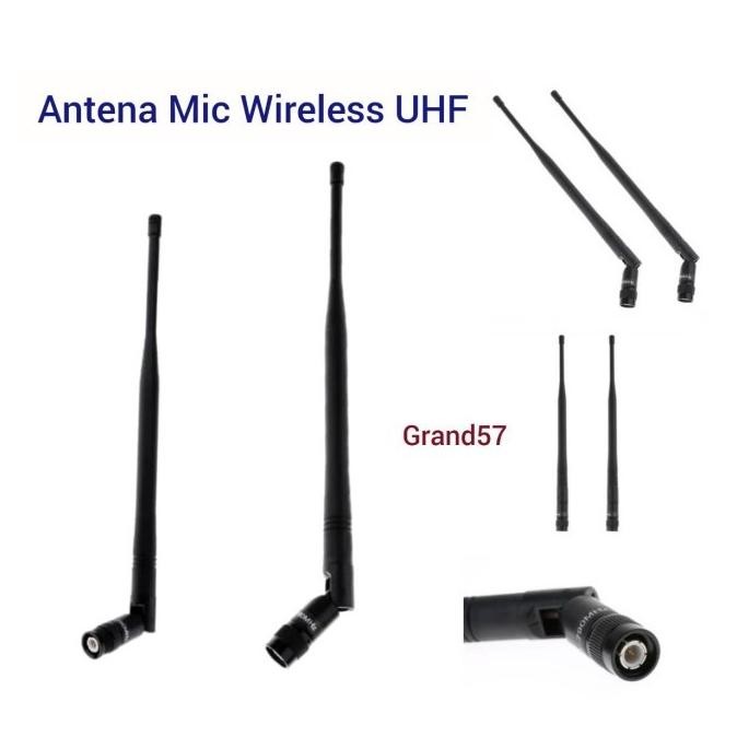 Antena Microphone Mic Wireless Uhf Tnc Sinyal Konektor Antena Nirkabel New Stok