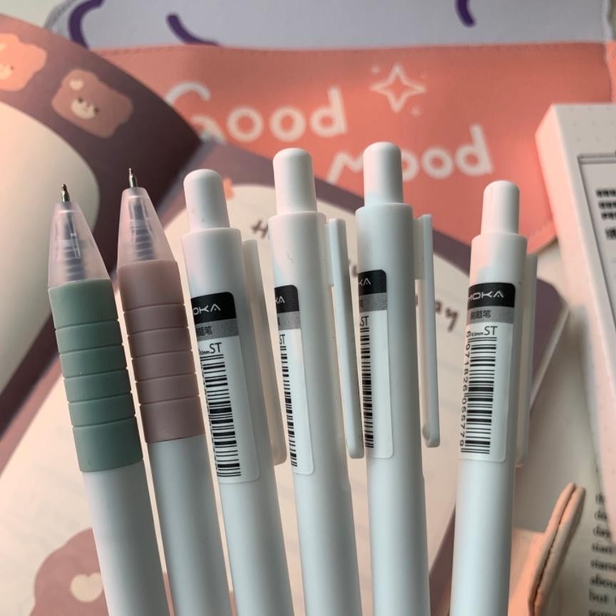 

Gd-12 Pulpen Gel Mekanik Polos Isi 6Pcs Dan 5Pcs / Pulpen Gel Mekanik Gd-12