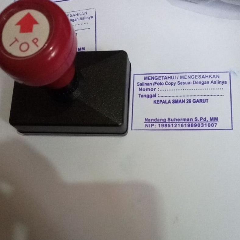 

Stempel Mengesahkan/Stempel Legalisir/Pengesahan
