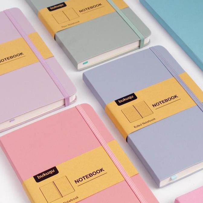

Bukuqu Classic Notebook Pastel Edition - Bullet Journal - Planner - Buku Agenda Kertas Paper