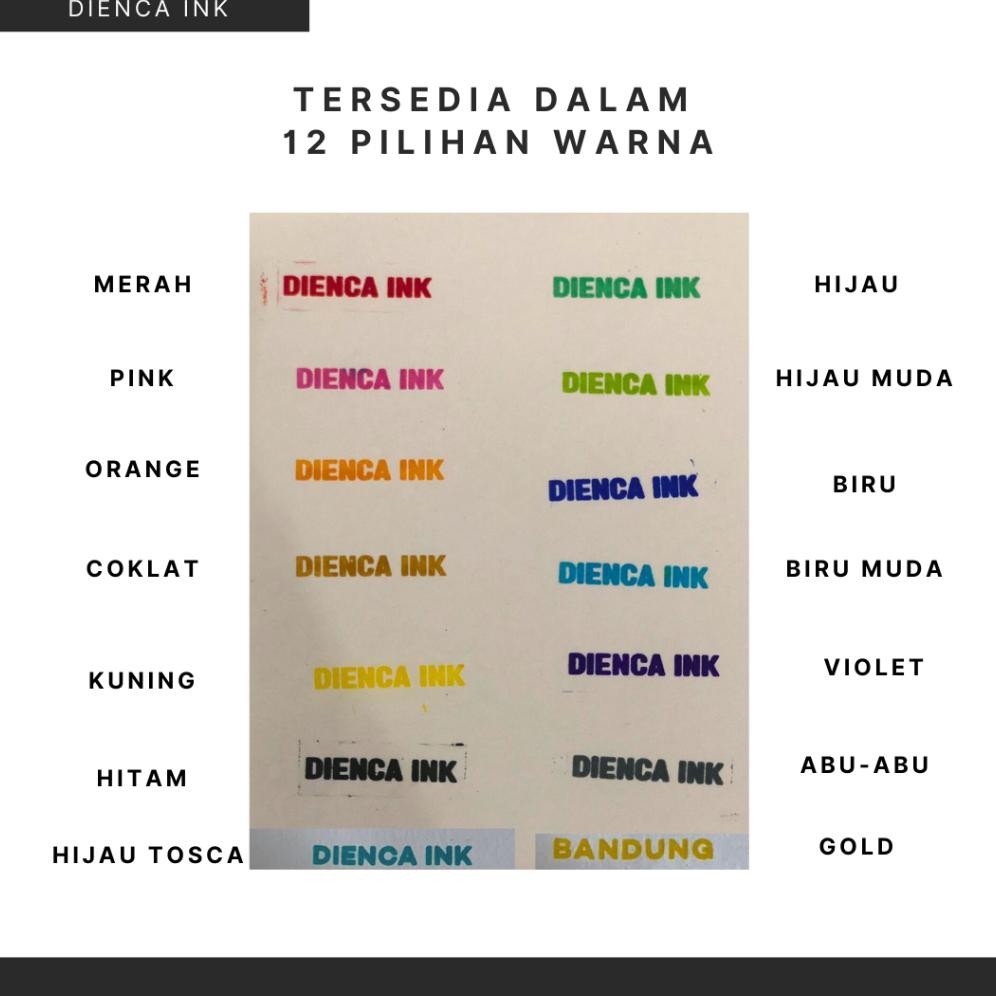 

Dienca Flash Stamp Ink - Tinta Stempel 500ml PART 2