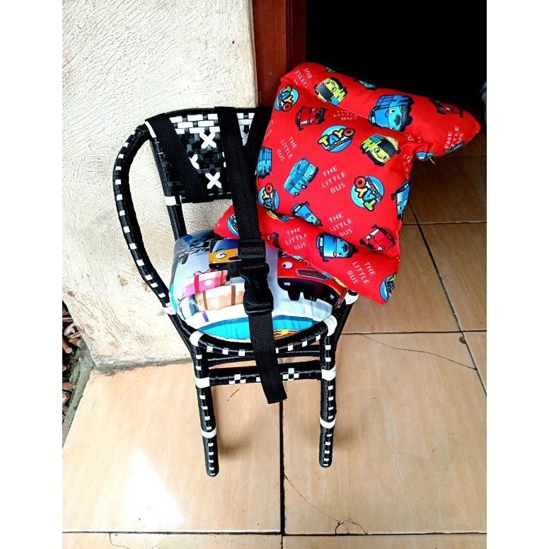 [[KHUSUS MOTOR GIGAAN/BEBEK]] PAKET KOMPLIT FULL LILIT FREE SABUK PENGAMAN / kursi rotan motor bebek