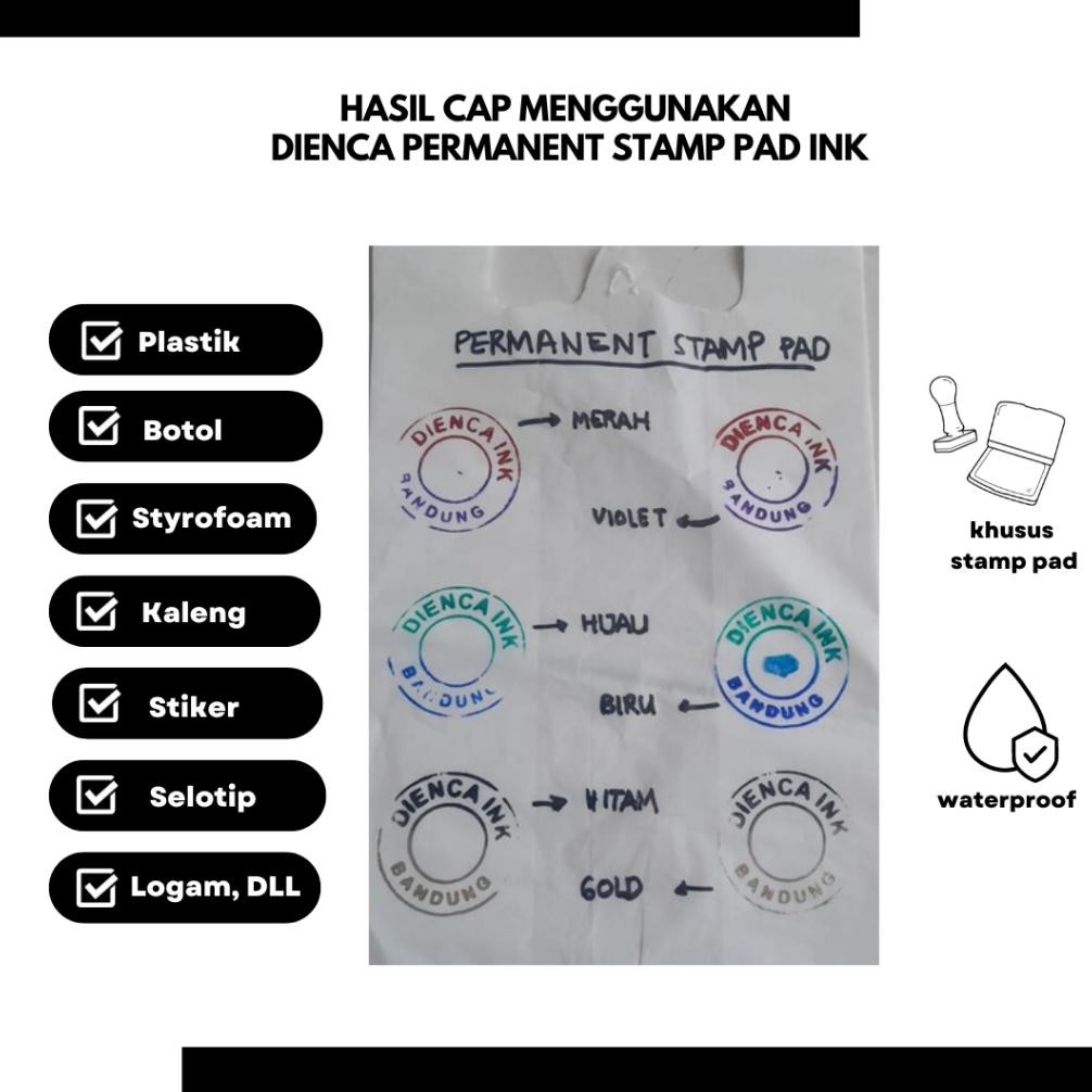 

Dienca Permanent Stamp Pad Ink 100ml PART 2