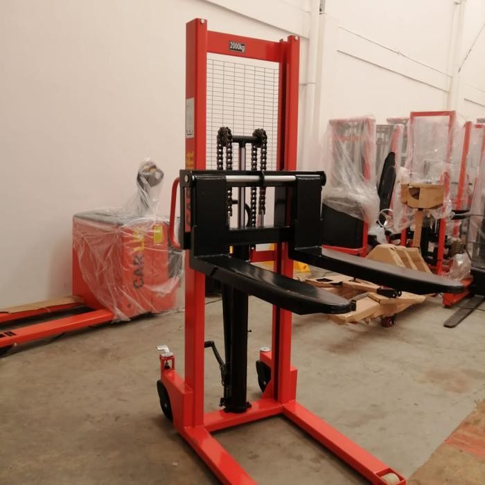 Hand Stacker Manual Forklift 1 - 2 Ton Dalton 1,6M - 3M Alat Angkut Original Dan Terpercaya