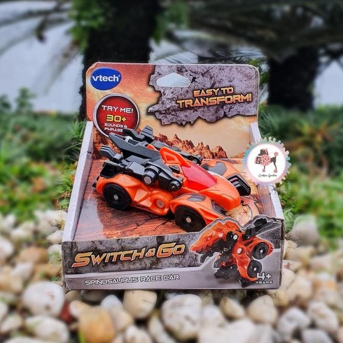 Vtech Switch and Go Spinosaurus Race Car - Orange