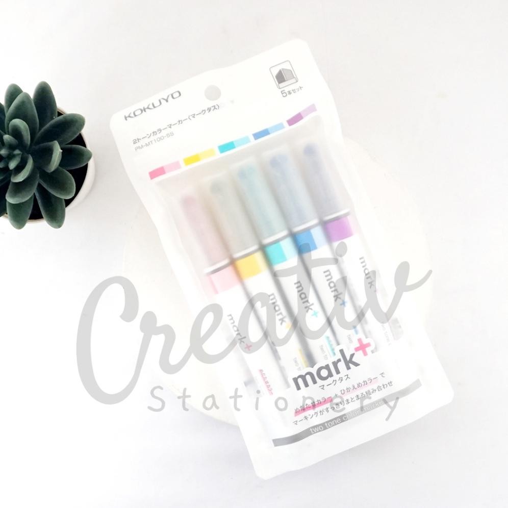 

Kokuyo Mark+ Two Tone Color Highlighter Mt100