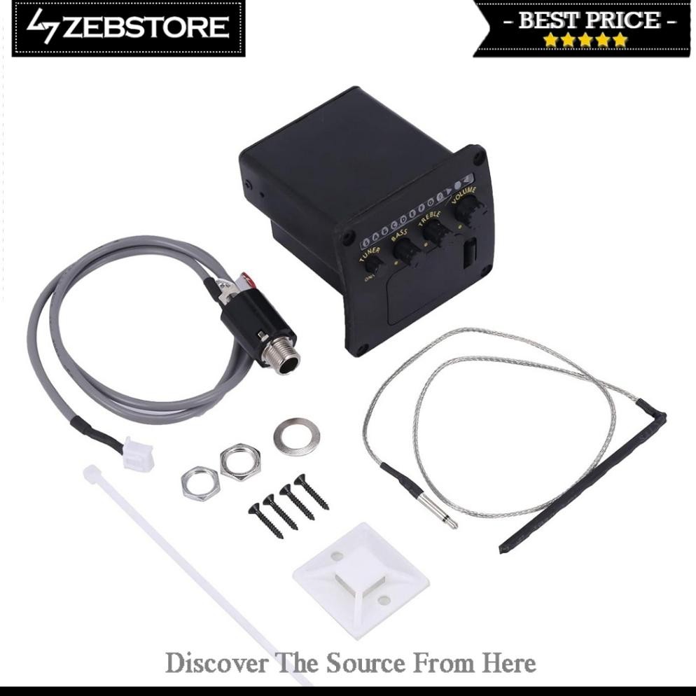 Equalizer Preamp Pickup Acoustic Rocket 3 Band AEQ 2T Tuner