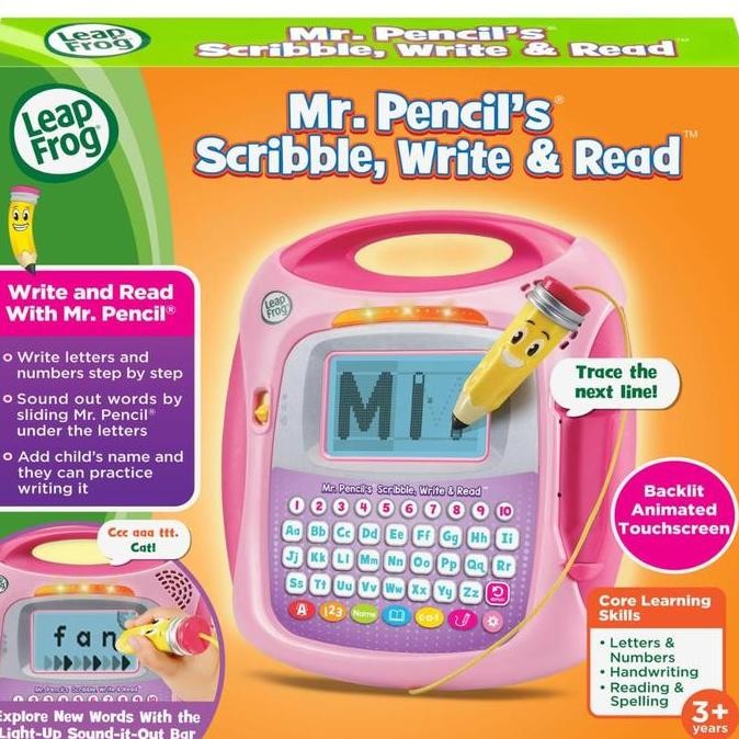Leapfrog Mr Pencil's  Scribble Write & Read New Edition - Pink