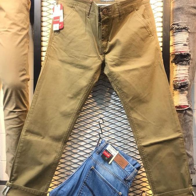 Cinos NTF ORYGINAL Slimfit - Celana Panjang chino terlaris/Katun twill impor Streets premium/ celana