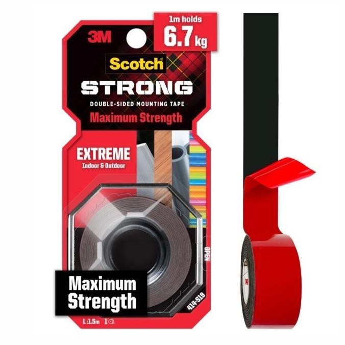 

HOT SALE 3M DOUBLE DOBLE TAPE / SCOTCH STRONG EXTREME INDOOR OUTDOOR 414-S19