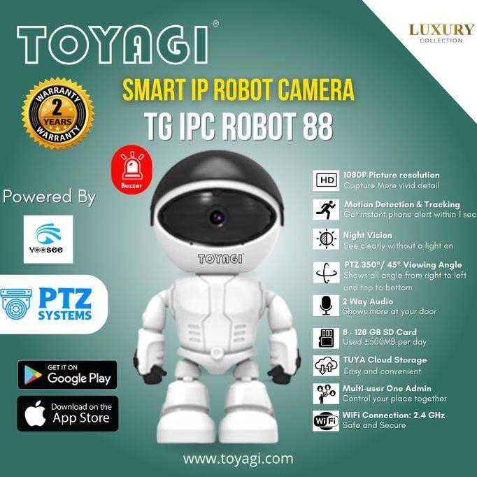 TOYAGI Smart IP ROBOT Camera CCTV Wifi IoT IPC Robot 88