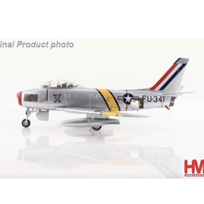 Diecast Pesawat Tempur F-86F Sabre "Mig Killer" Usaf 1/72 By Hobby Master