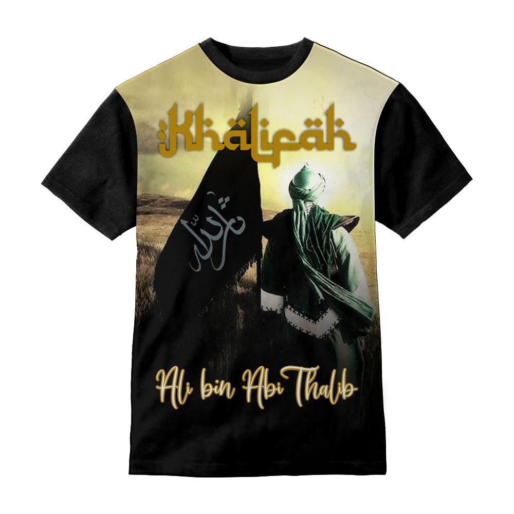 Kaos Anak 3D Baju Anak Muslim Shahabat Khalifah - Kaos Anak 3D Unisex - Kazzamy Store