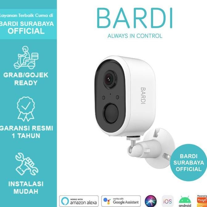 BARDI Smart IP Camera with Battery CCTV Baterai Wifi Wireless Outdoor