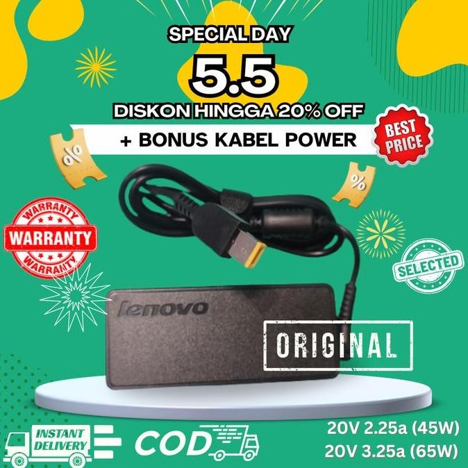 Adaptor Charger Lenovo Thinkpad Think Pad X270 X260 X250 X240