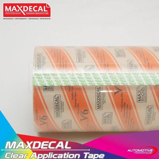 

JUAL [20 CM] MAXDECAL Masking Transfer / Clear Application Tape [ROLL]