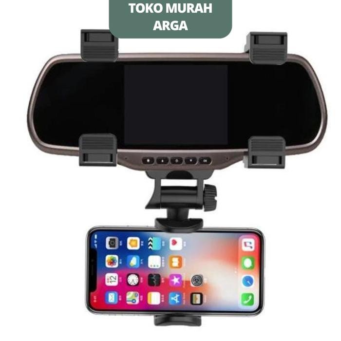 PEGANGAN HP MOBIL PHONE HOLDER UNIVERSAL CAR MIRROR MOUNT  PEGANGAN HP KACA SPION MOBIL PHONE HOLDER