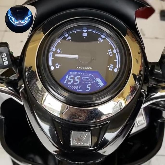 Speedometer digital scoopy fi