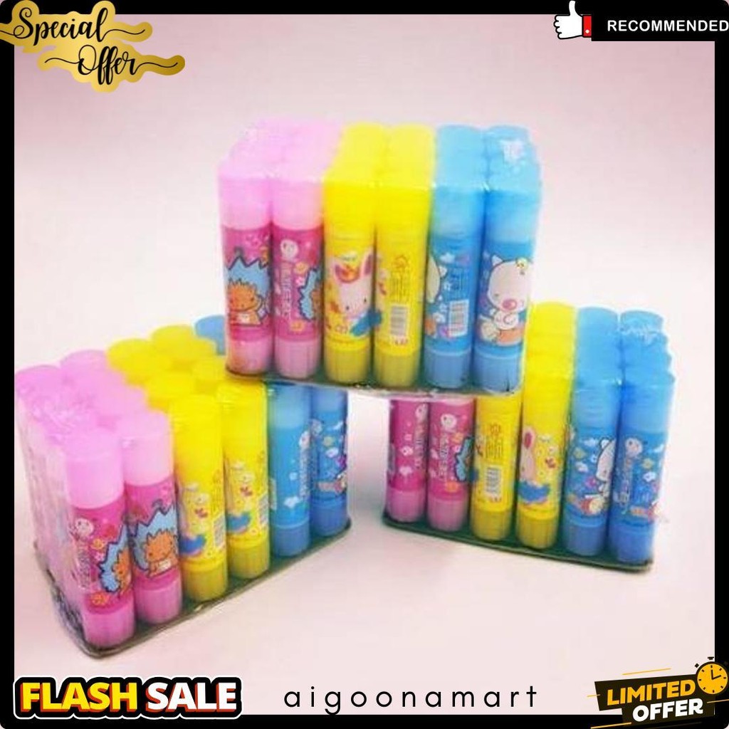 

[24 Pcs] Glue Stick Mini - Fancy - 10 Gram Diskon