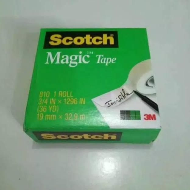 

HOT PROMO 3M Scotch Magic Tape 810 1/2 inch x 1296 Inch (36 Yd) 1 Roll
