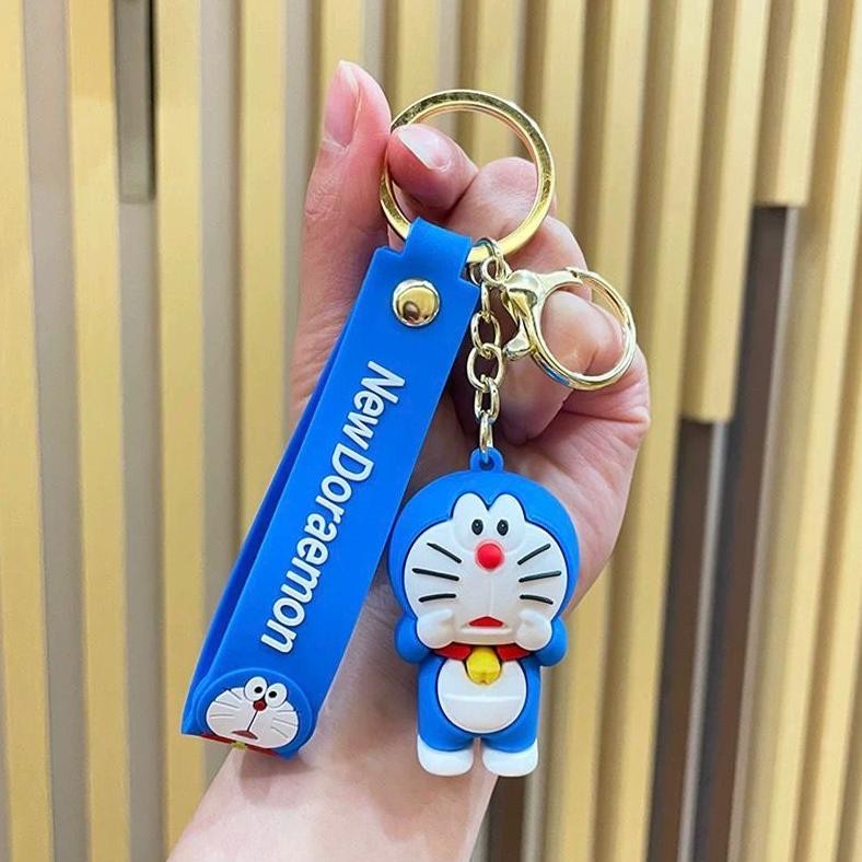 er-87 By05 KY03 Emon - Premium Gantungan Kunci Kartun Doraemon Lucu Gantungan Kunci Tas Sekolah Lion