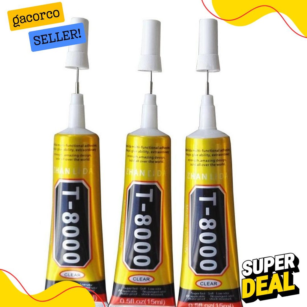 

15Ml/50Ml Lem T8000 Lem Lcd / Lem Touchscreen / Lem Handphone / Lem Bening Flash Sale! Diskon Hingga 70%