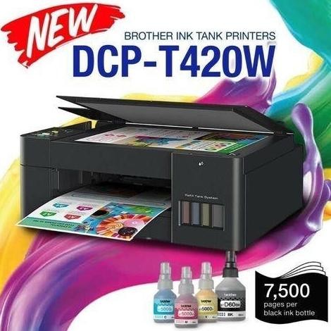Brother Dcp-T420W Printer Ink Tank Include Tinta Ori New Stok