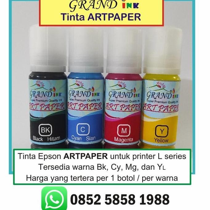 

Tinta Artpaper Grand Ink Diformulasikan Anti Mampet (100 g)