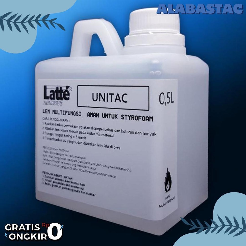 

Jual Lem Styrofoam Cair Latte Unitac 500 Gr Untuk Gabus Prakarya Diskon Setengah Harga